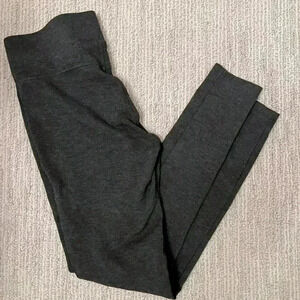 LOFT charcoal gray small thick leggings